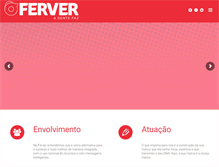 Tablet Screenshot of ferver.com.br